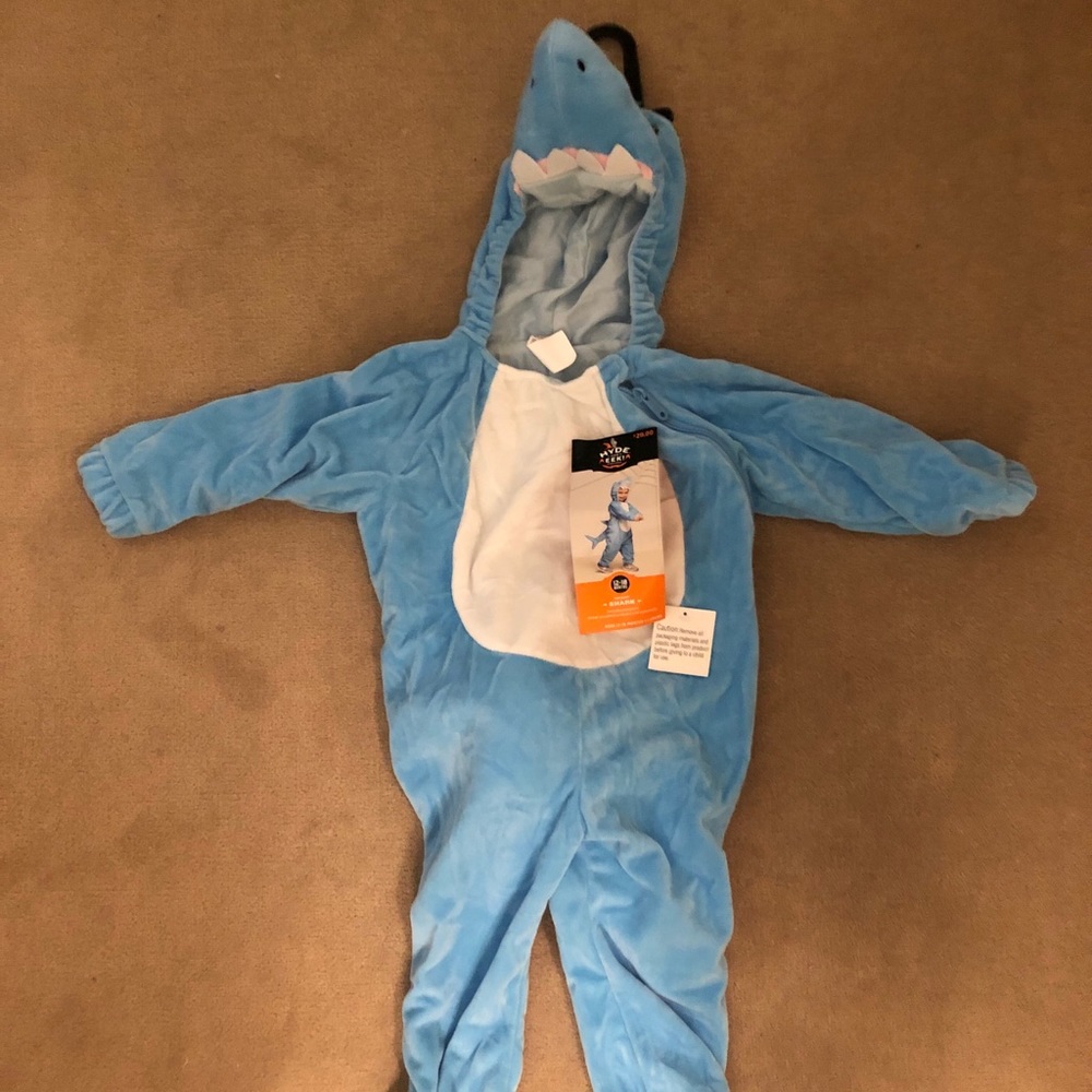Children’s Shark Costume - Brand New